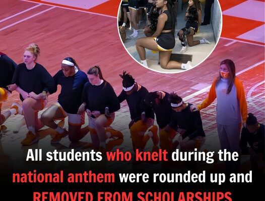 KNEELING: After the University of Texas, all students who knelt during the national anthem were rounded up and REMOVED FROM SCHOLARSHIPS